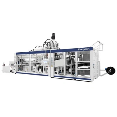 Machine de thermoformage à moule basculant